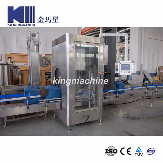 Automatic Lubricant Filling and Labeling Plant