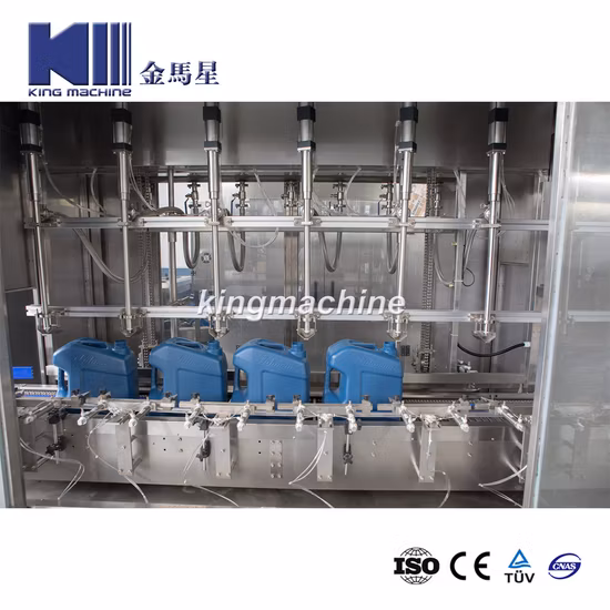 Automatic Lubricant Filling and Labeling Plant