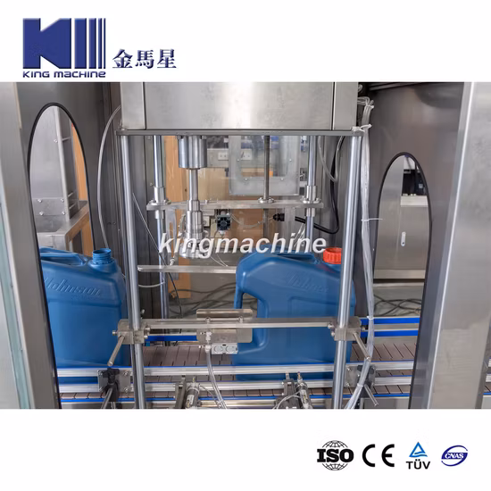 Automatic Lubricant Filling and Labeling Plant