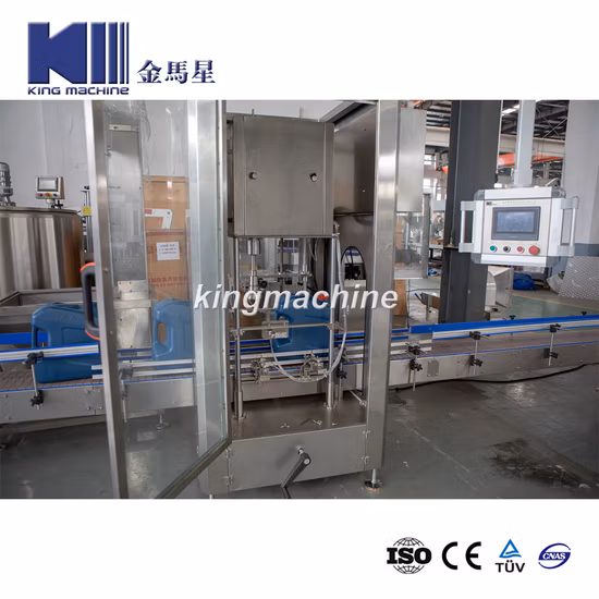 Automatic Lubricant Filling and Labeling Plant