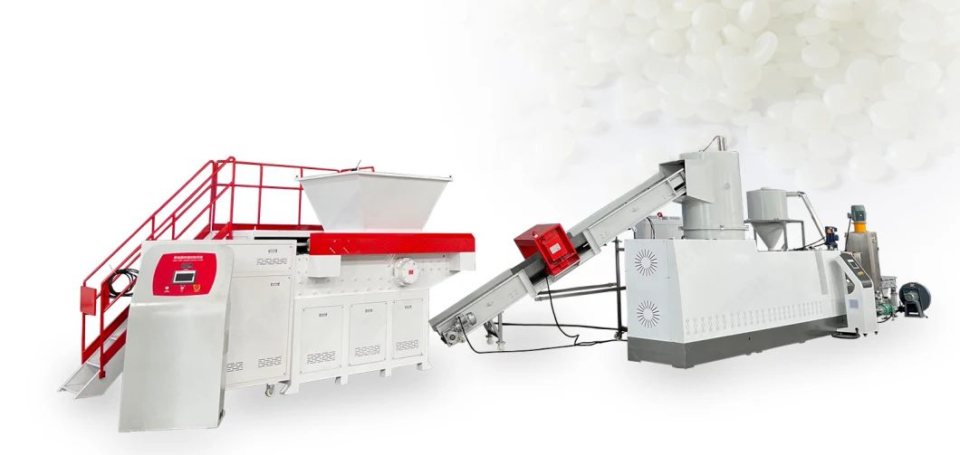 Plastic Recycling Plant Waste PP PE LDPE HDPE Film Bag Compactor Pelletizing Machine