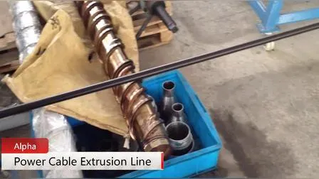 Línea de producción de bobinado de alambre y cable de alimentación llave en mano Equipo de fabricación de extrusión Máquina extrusora