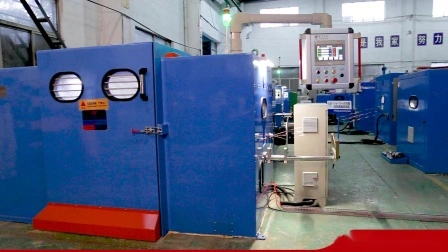 Máquina de fabricación de alambre de 1-20mm, máquina de bobinado de recocido de alta calidad de China, extrusora Buncher de recocido y estañado