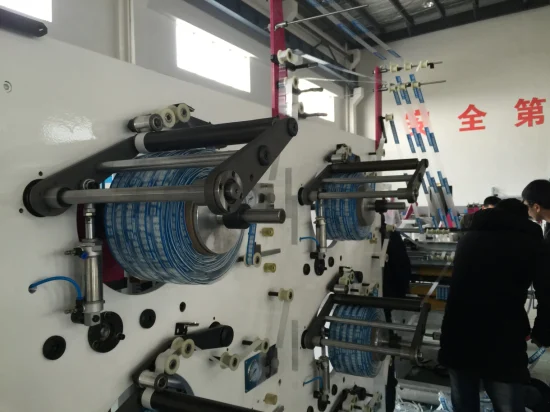 Máquina rebobinadora cortadora automática rebobinadora de carrete de 12 ejes de venta caliente de fábrica