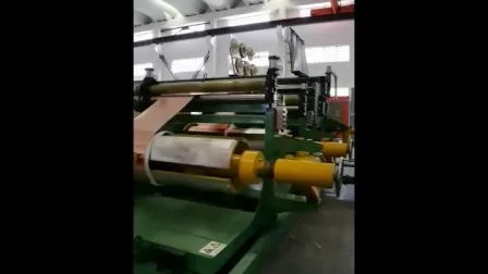 Máquina automática de bobinado de láminas con sistema de corrección de deflexión servo