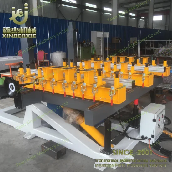Mesa de montaje basculante de apilamiento de núcleo de hierro de transformador hidráulico de ventas directas de fábrica
