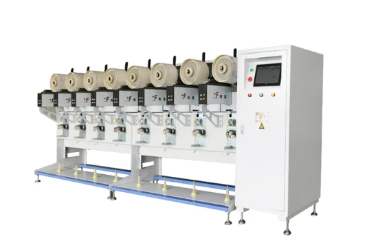 Máquina de bobinado textil de hilo de sistema de accionamiento digital de precisión de hilo de alta elasticidad
